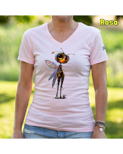 Libelula - Camiseta Mujer  Manga Corta