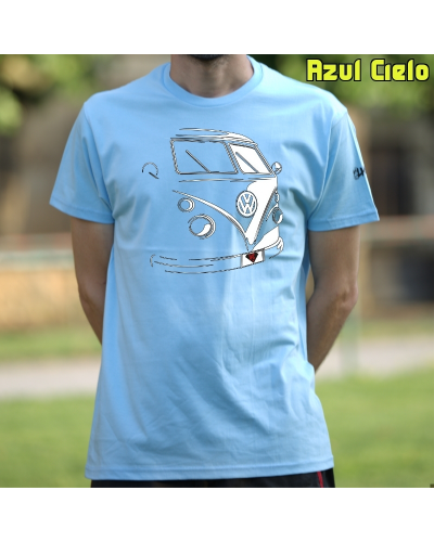 Camiseta hombre T1 Furgo- manga corta