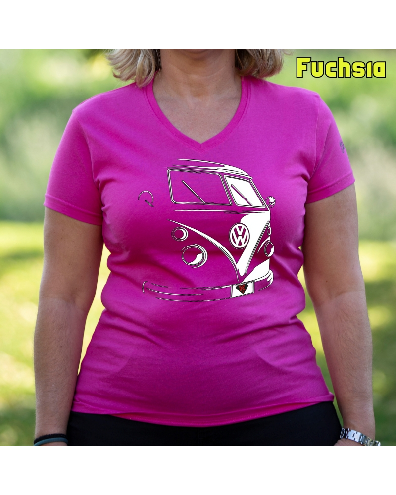 T1 Furgo - Camiseta Mujer Manga Corta