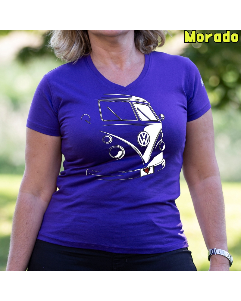 T1 Furgo - Camiseta Mujer Manga Corta