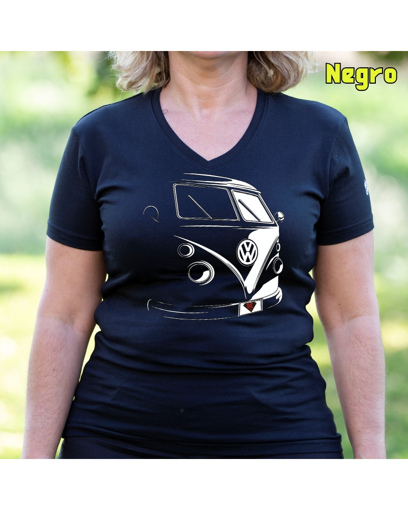T1 Furgo - Camiseta Mujer Manga Corta