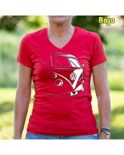 T1 Furgo - Camiseta Mujer Manga Corta