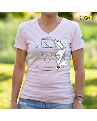 T1 Furgo - Camiseta Mujer Manga Corta