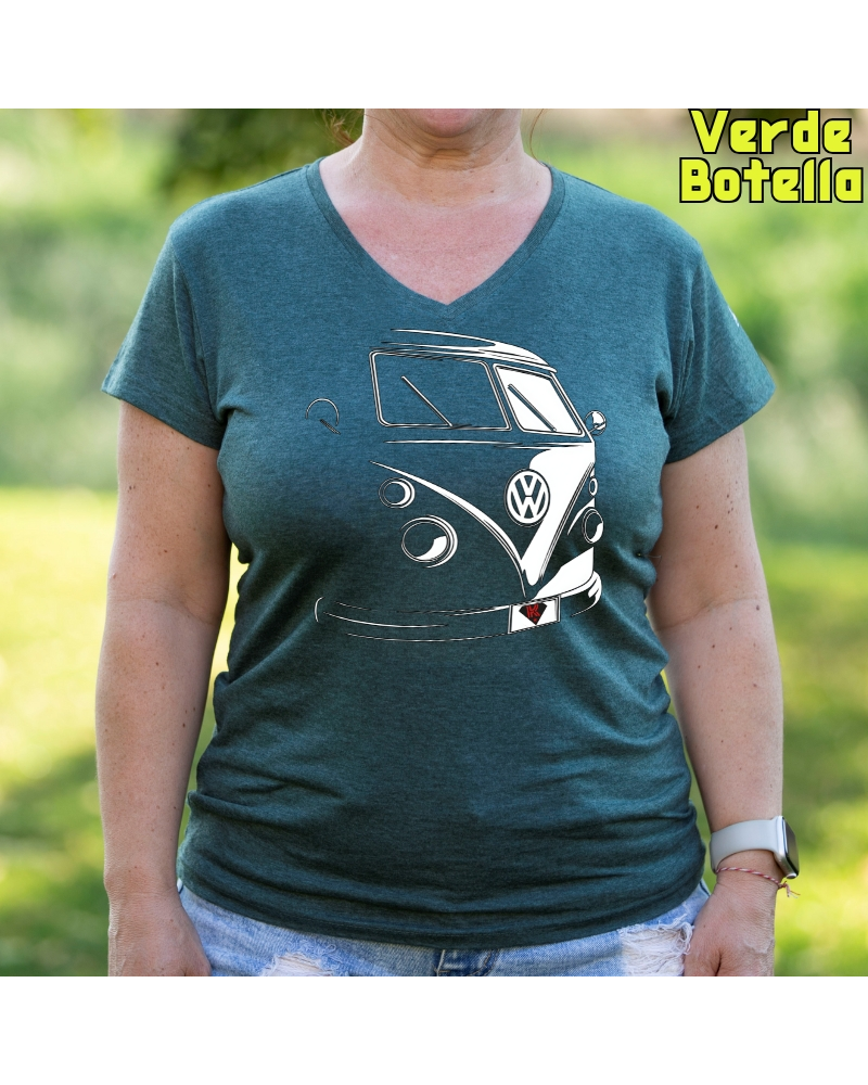 T1 Furgo - Camiseta Mujer Manga Corta