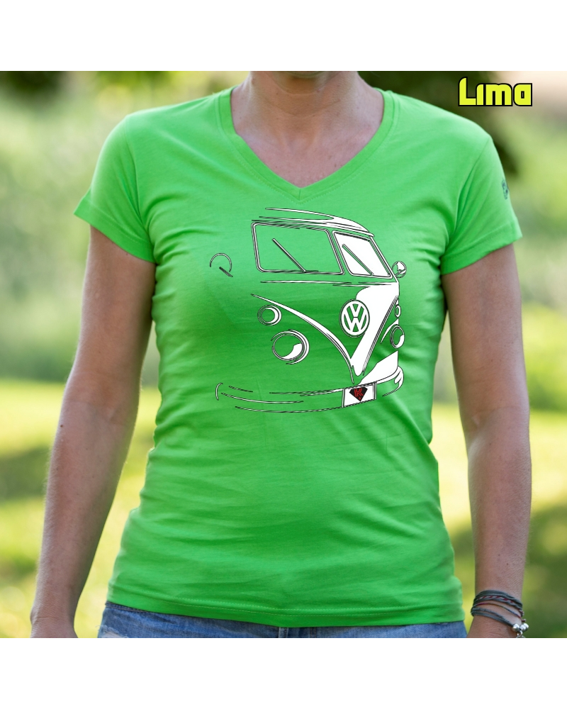 T1 Furgo - Camiseta Mujer Manga Corta