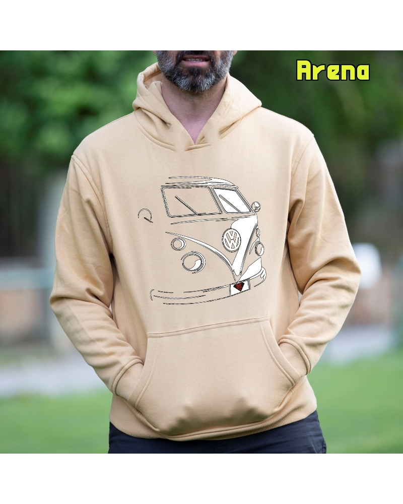 T1 Furgo - Sudadera Hombre Con Capucha