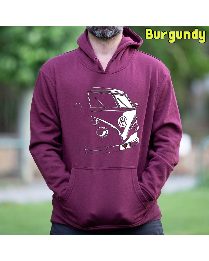 T1 Furgo - Sudadera Hombre Con Capucha