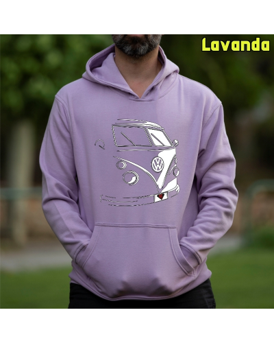 T1 Furgo - Sudadera Hombre Con Capucha