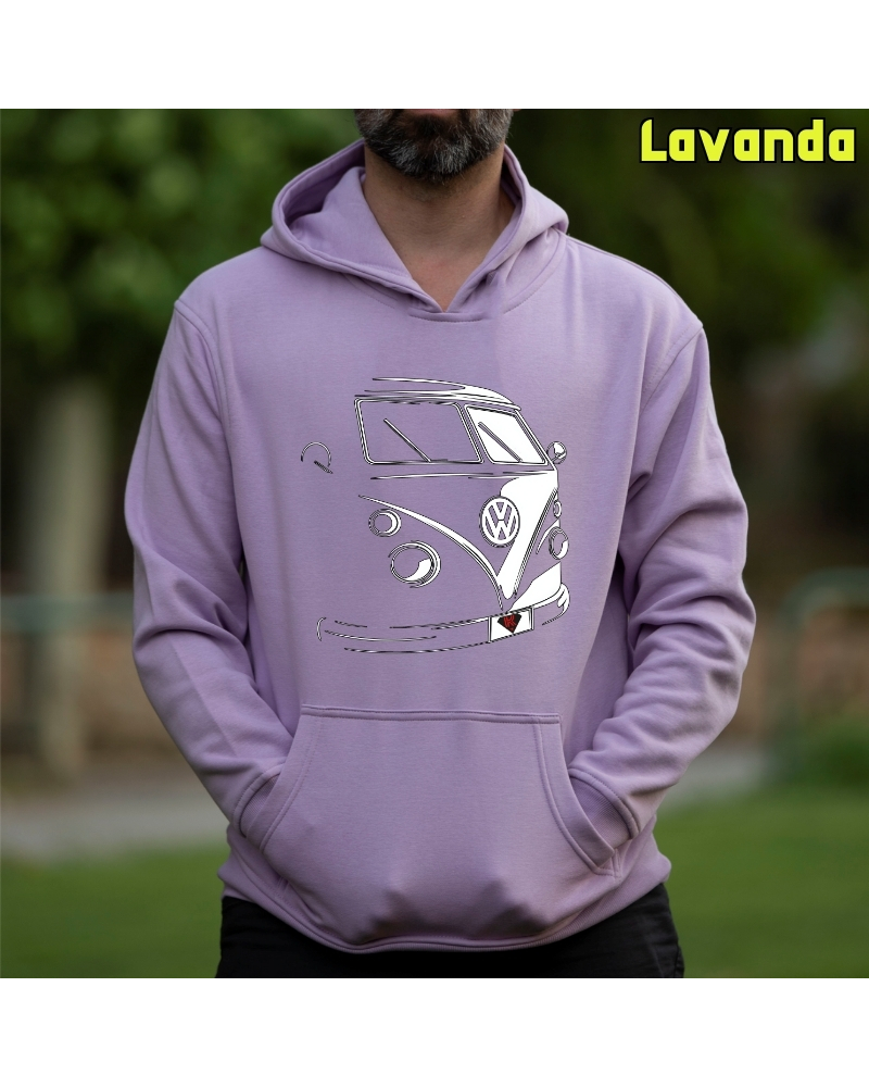 T1 Furgo - Sudadera Hombre Con Capucha