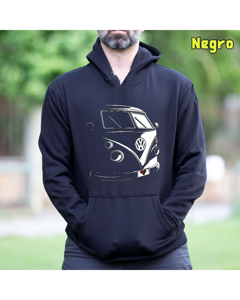 T1 Furgo - Sudadera Hombre Con Capucha