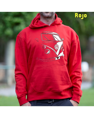 T1 Furgo - Sudadera Hombre Con Capucha