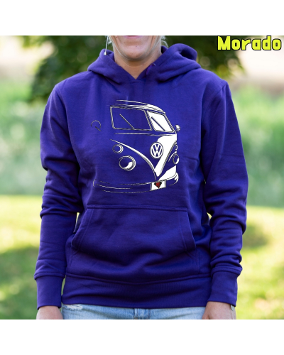 T1 Furgo - Sudadera mujer con capucha