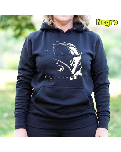T1 Furgo - Sudadera mujer con capucha