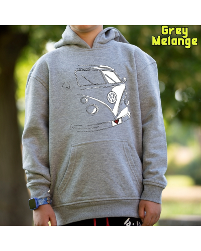 Sudadera niño con capucha-T1 Furgo