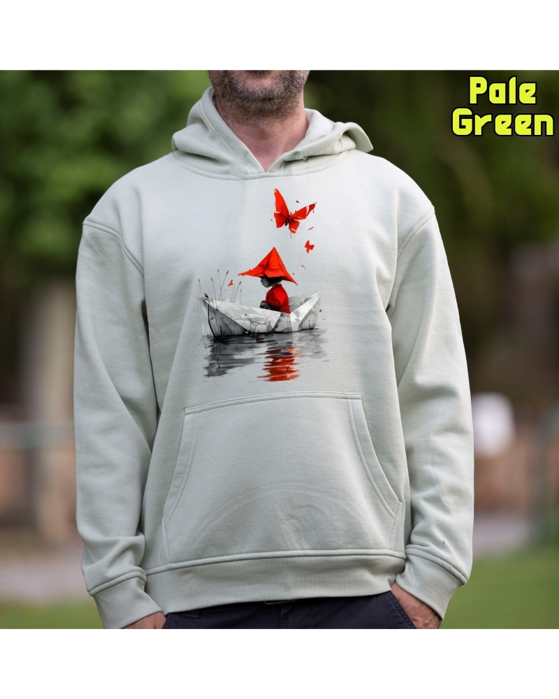 Barquito De Papel - Sudadera Hombre Con Capucha