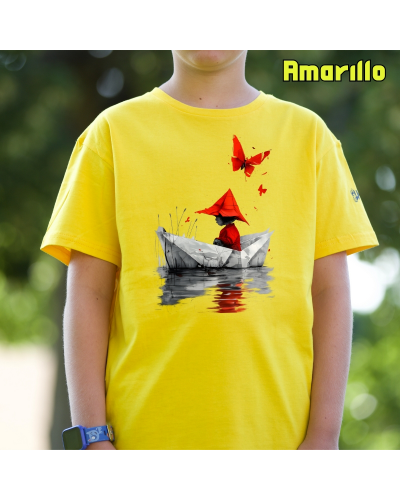 Barquito De Papel - Camiseta Niño Manga Corta
