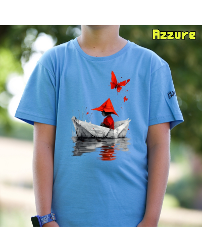 Barquito De Papel - Camiseta Niño Manga Corta