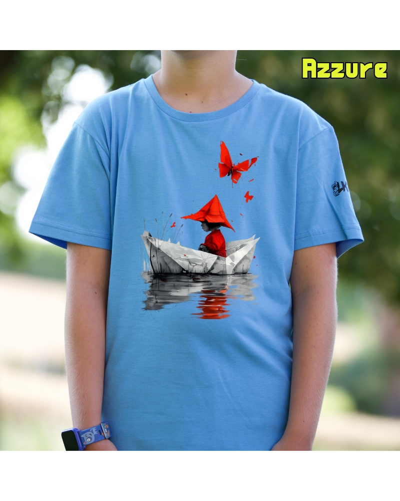 Barquito De Papel - Camiseta Niño Manga Corta