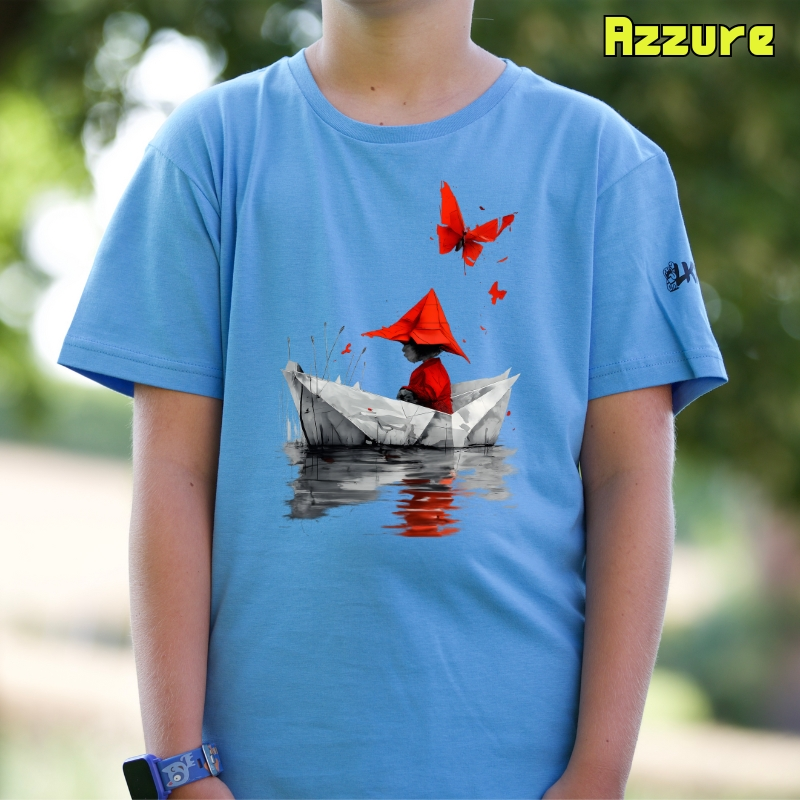 Barquito De Papel - Camiseta Niño Manga Corta