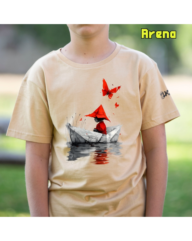 Barquito De Papel - Camiseta Niño Manga Corta