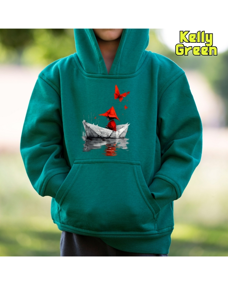 Barquito De Papel - Sudadera Niño Con Capucha