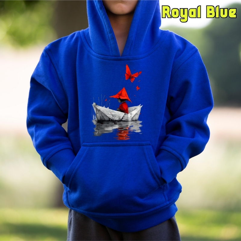 Barquito De Papel - Sudadera Niño Con Capucha