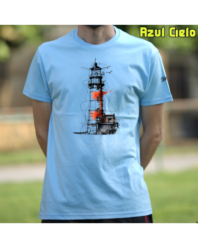 Camiseta hombre El Faro- manga corta