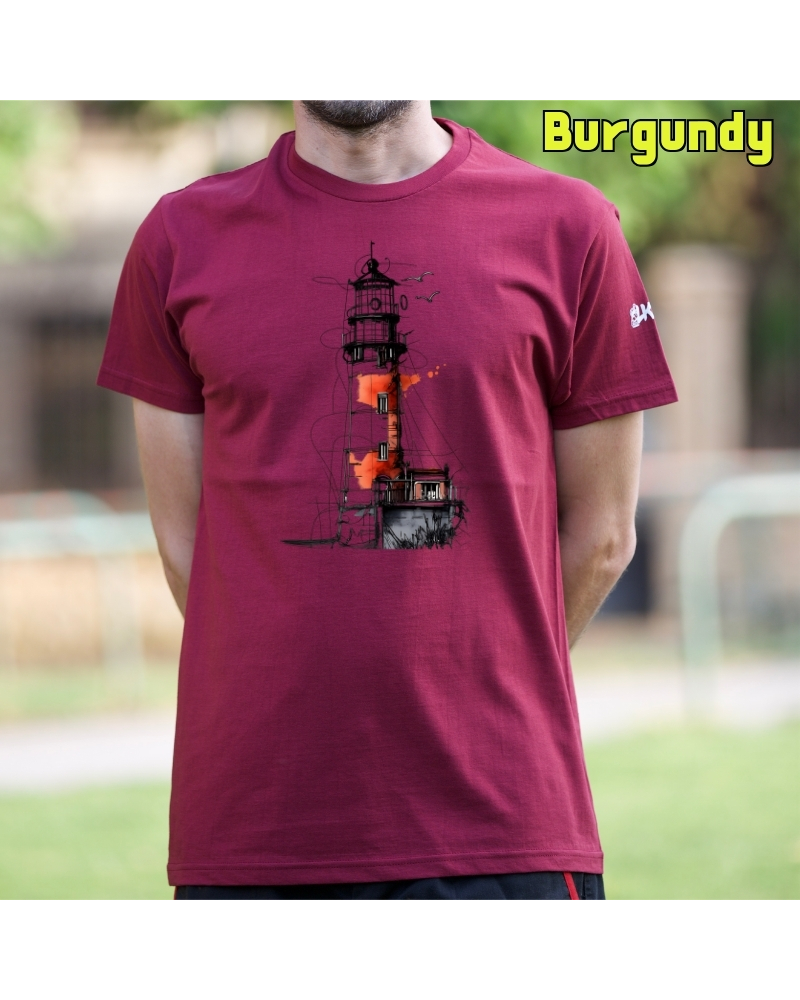 Camiseta hombre El Faro- manga corta