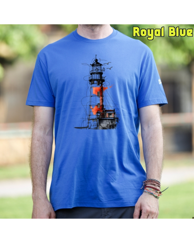 Camiseta hombre El Faro- manga corta