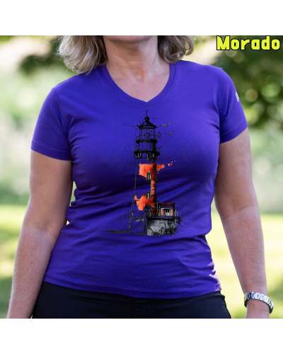 Camiseta Mujer Manga Corta -El Faro