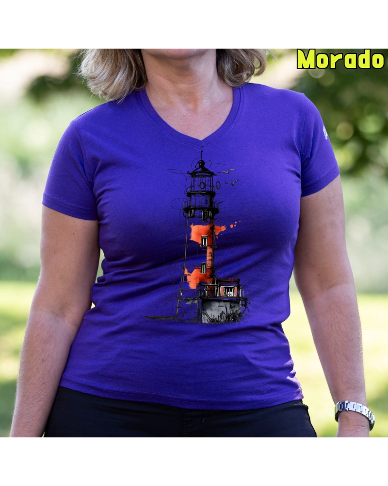 El Faro - Camiseta Mujer Manga Corta
