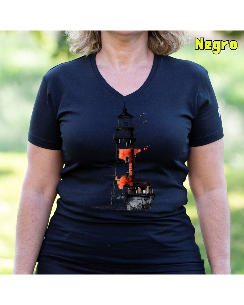 Camiseta Mujer Manga Corta -El Faro