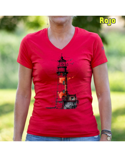 Camiseta Mujer Manga Corta -El Faro