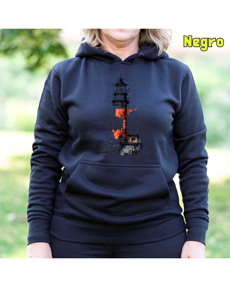 El Faro - Sudadera mujer con capucha