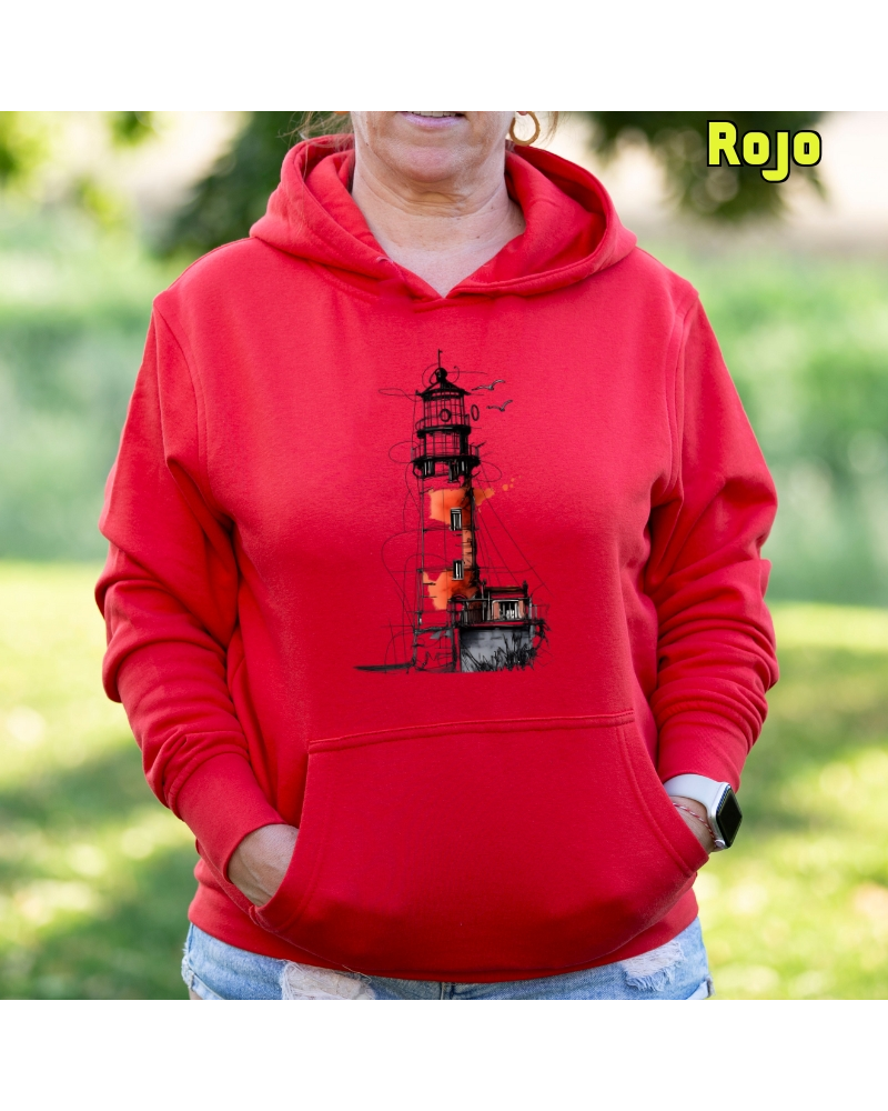 El Faro - Sudadera mujer con capucha