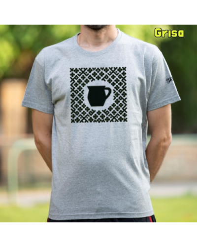 GizonKamiseta-Kaiku Grisa