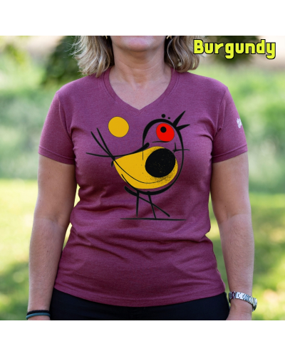 Pajarito - Camiseta Mujer Manga Corta