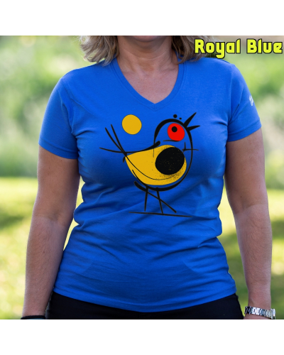 Pajarito - Camiseta Mujer Manga Corta