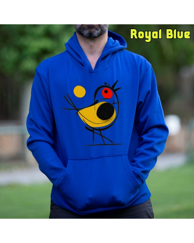 Sudadera hombre con capucha Pajarito