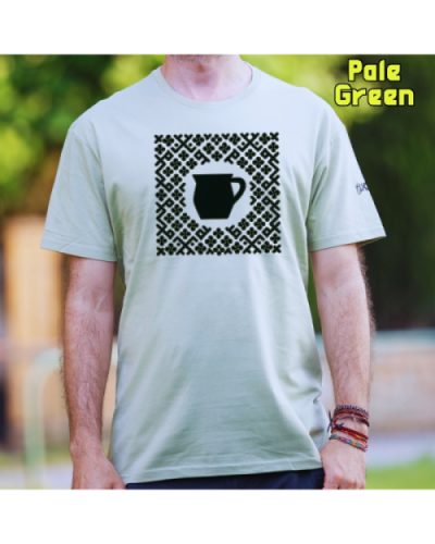 GizonKamiseta-Kaiku PaleGreen