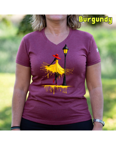 Camiseta Mujer Manga Corta -Yellow