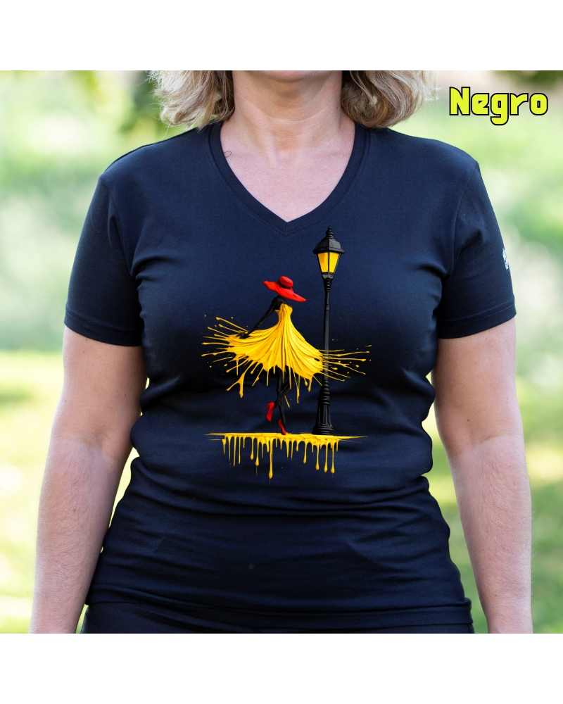 Yellow - Camiseta Mujer Manga Corta