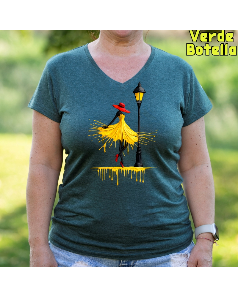 Yellow - Camiseta Mujer Manga Corta