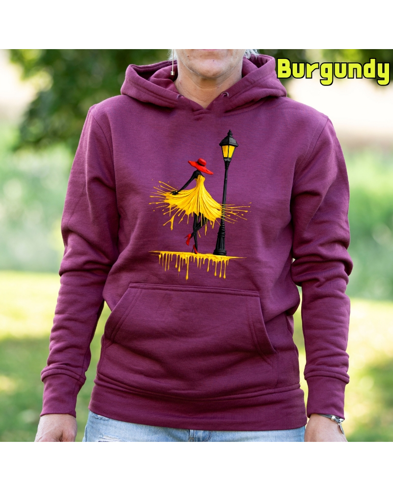 Sudadera mujer con capucha Yellow