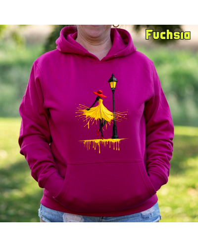 Sudadera mujer con capucha Yellow