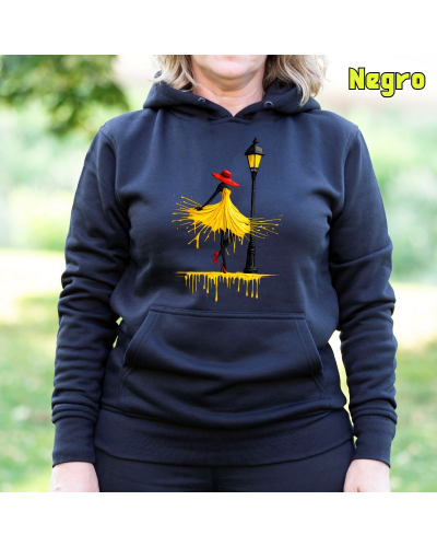Sudadera mujer con capucha Yellow