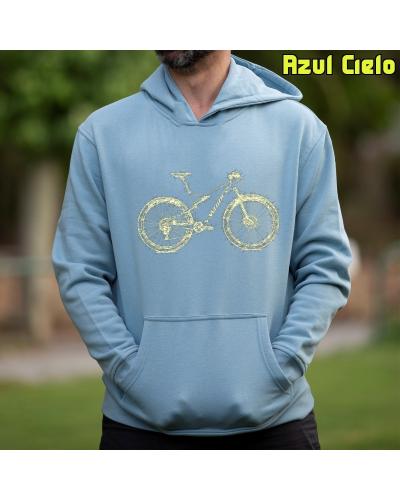 Sudadera hombre con capucha MTB II