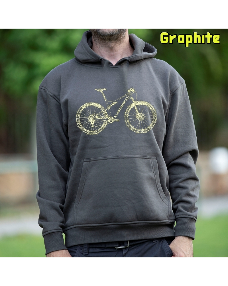 Sudadera hombre con capucha MTB II