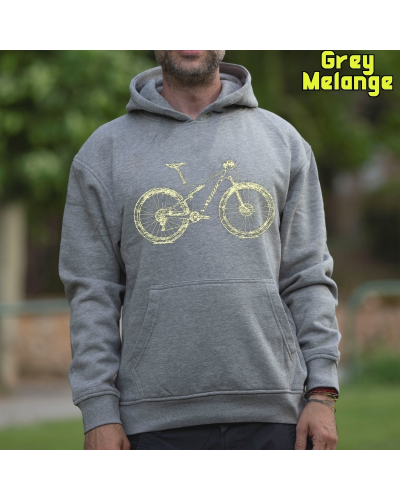 Sudadera hombre con capucha MTB II