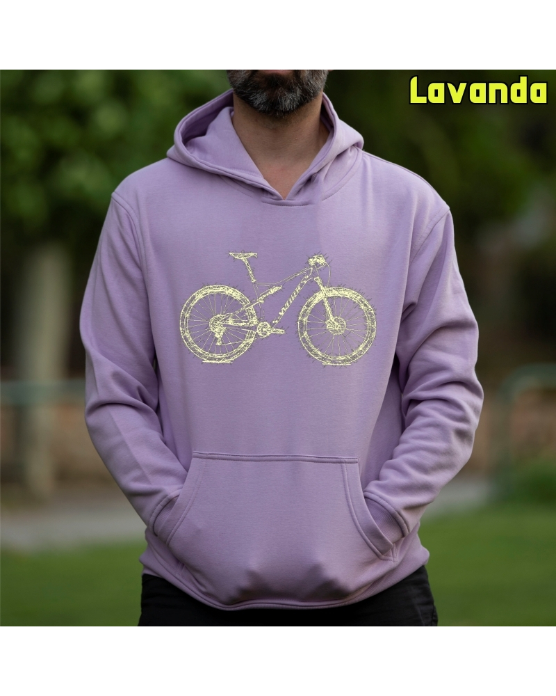Sudadera hombre con capucha MTB II